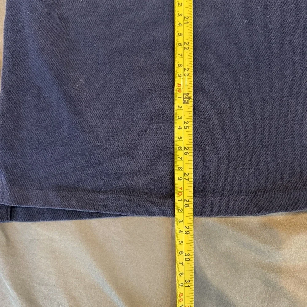 Polo Ralph Lauren Polo rugby Shirt Men XXL big flesh pony Custom Slim Fit Blue